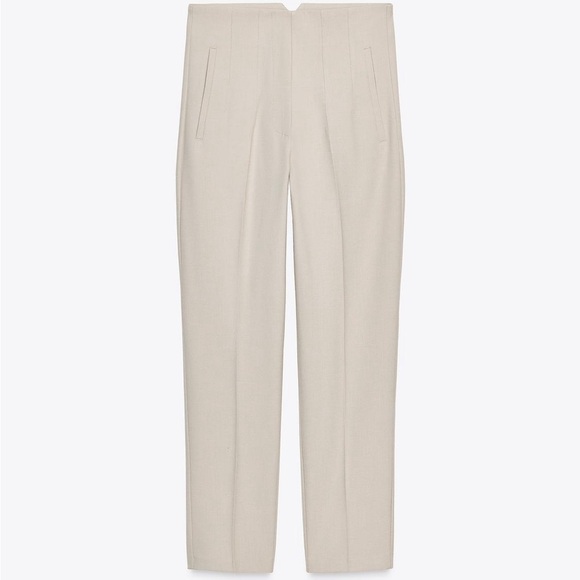 Zara Women's Cream Trousers - Picture 4 of 10